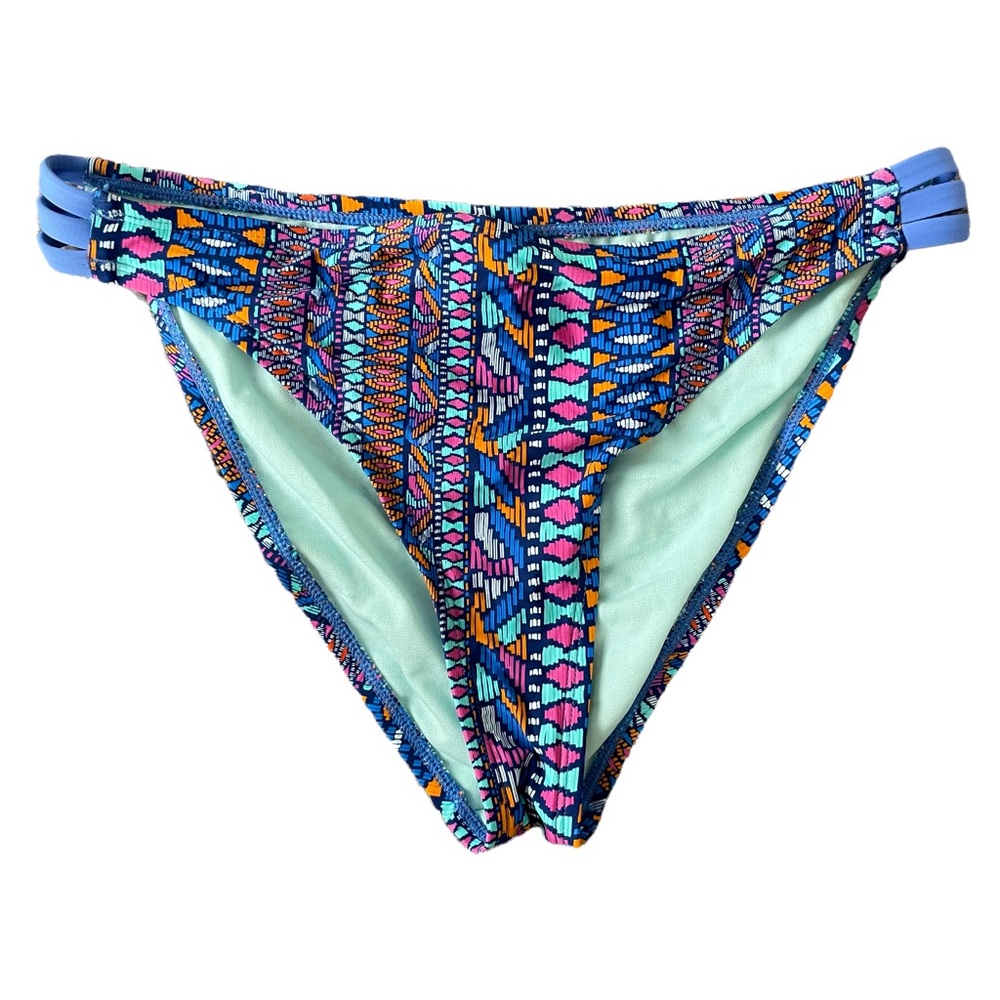 6372. Hobie Flounce Tribal Bikini Bottom NWOT
